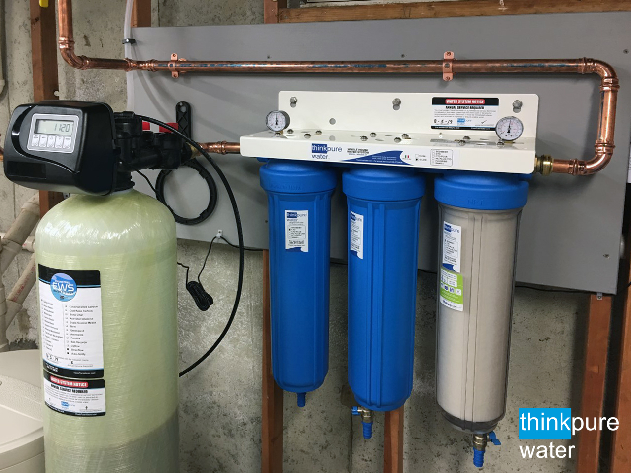thumbnail interactive-video image 1 of Aquafilter Whole House Water Filter Set – 3-Stage Replacement For Sediment, Carbon & CTO, 10" 1 of 4